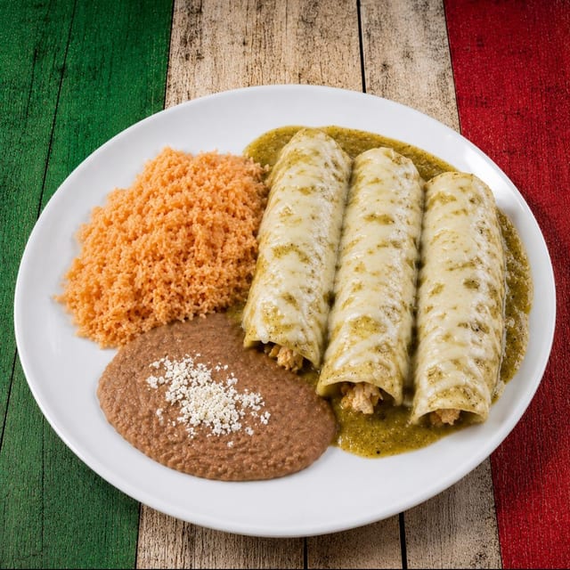 Enchiladas Suizas.