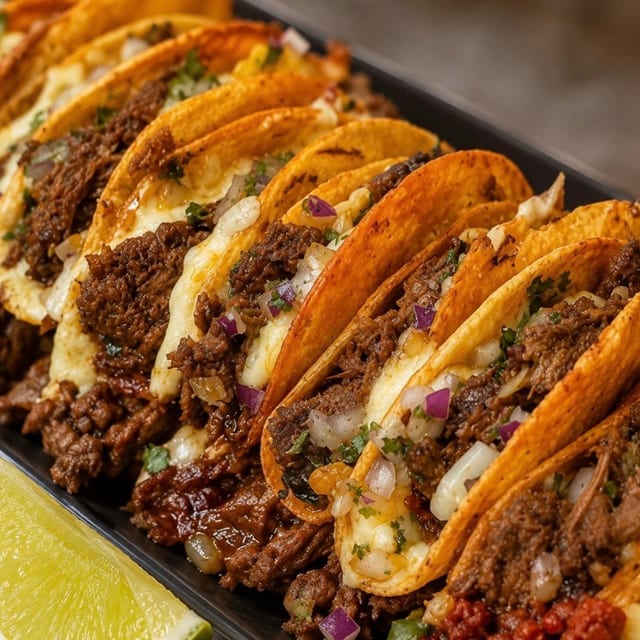 Mexican Style Street Tacos.