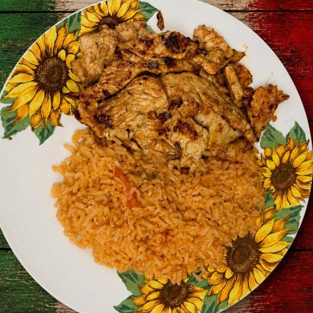 Kids Grilled Chicken and Rice.